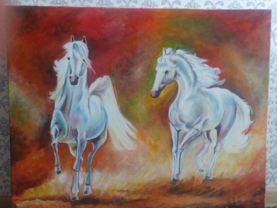 картина маслом на холсте