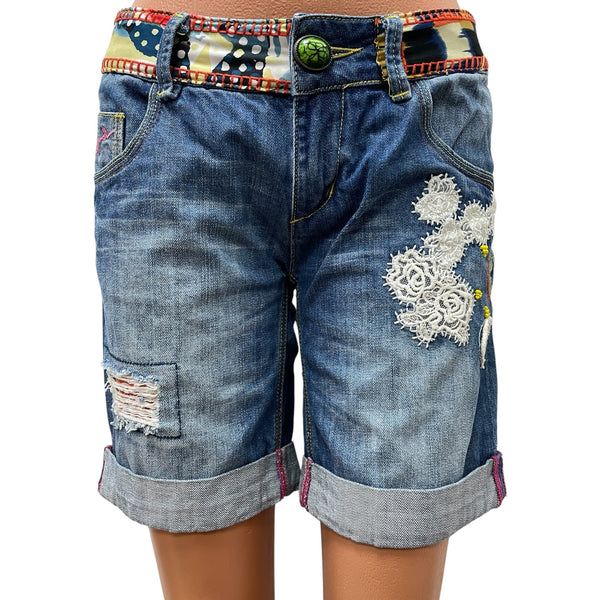 Дамски къси дънки DESIGUAL | S