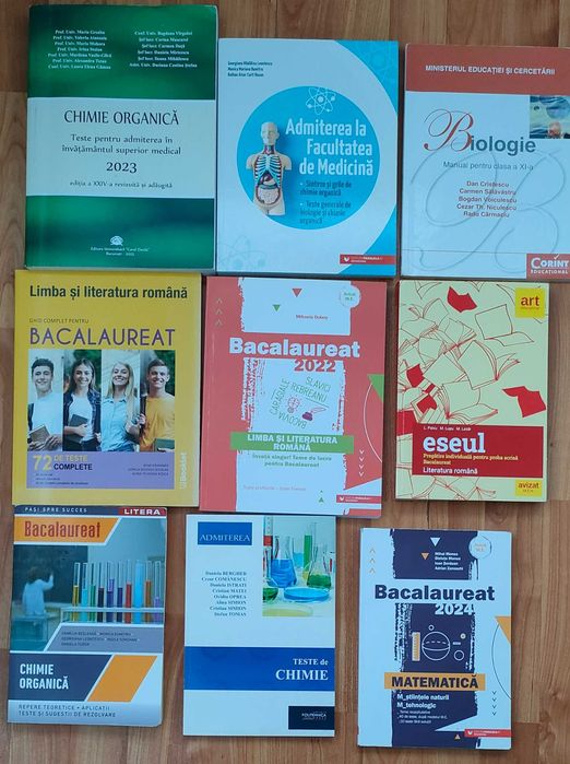 Culegeri și manuale Bac și admitere Medicină și Politehnică