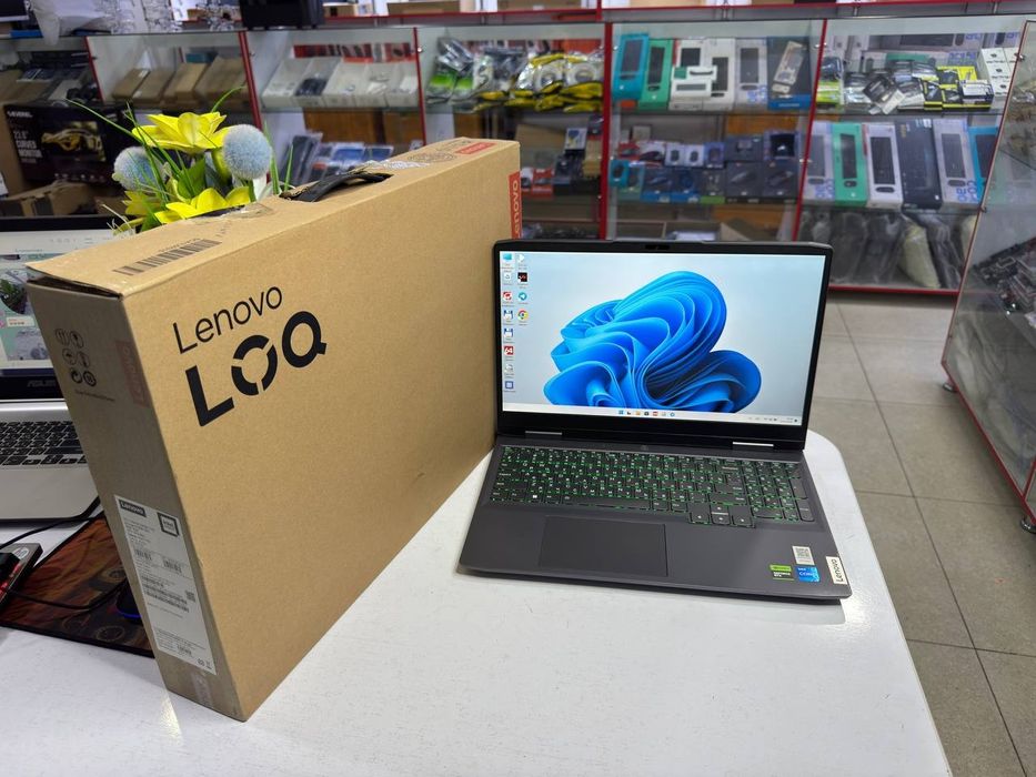 Lenovo Loq Gaming i5 12avlod DDR5 16/512 holati ideal