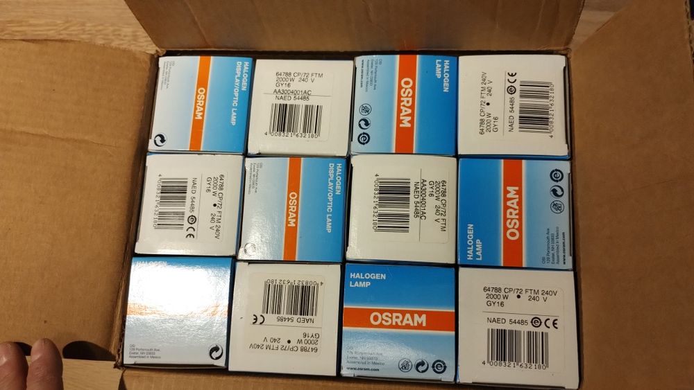 Bec halogen Osram 2000W/240V/GY16