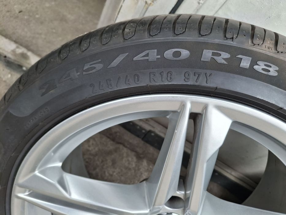 Перфектни джанти 5х112 18 8.5j et29 с много добри гуми