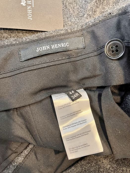 Классические фланелевые (шерстяные) брюки John Henric