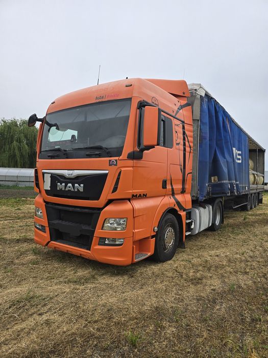 Vând ansamblu MAN TGX 18.440 + Prelata Schmitz standard