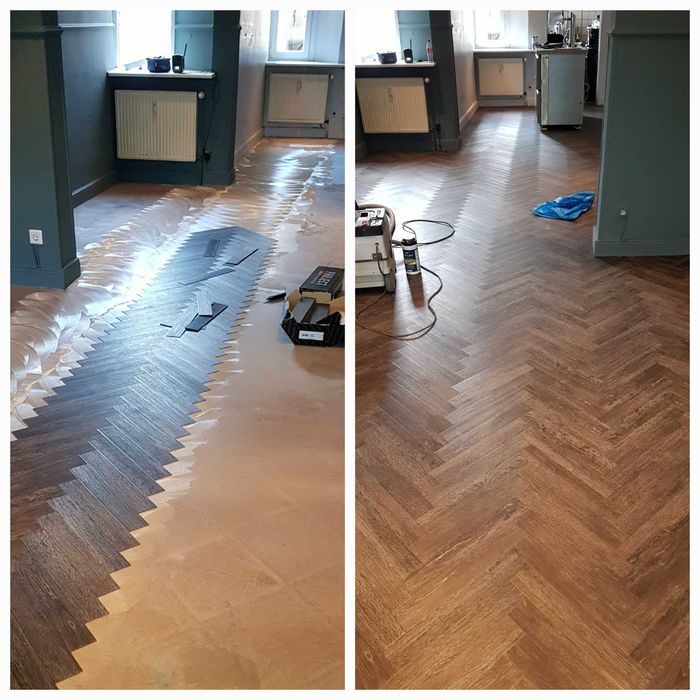 Циклене на паркет и дюшеме