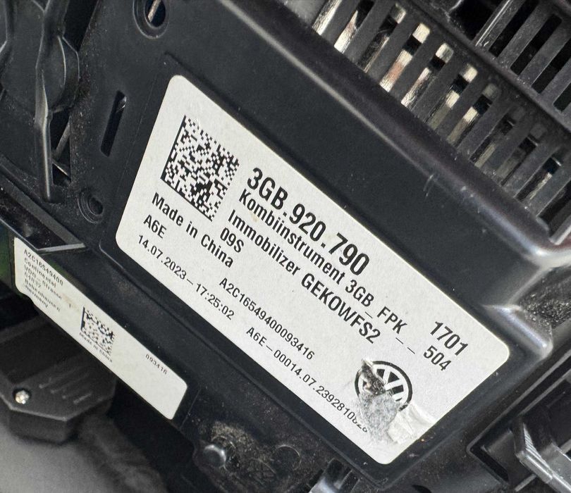 Ceasuri Digitale Cockpit AID VW Passat  3G0920790 3G0 920 790