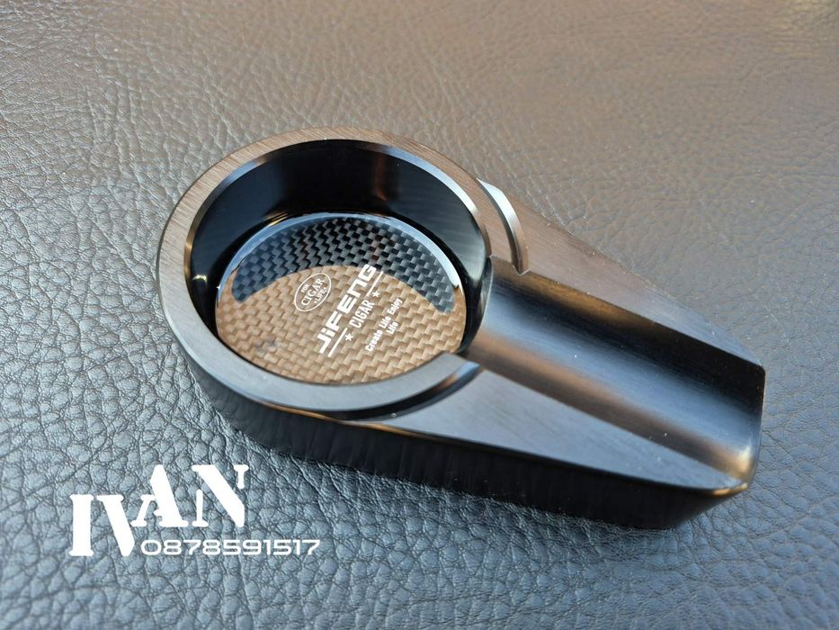 Луксозен метален пепелник за пури Jifeng в три цвята