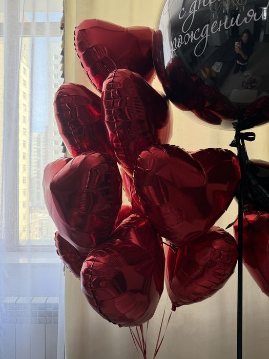 Шары в форме сердца