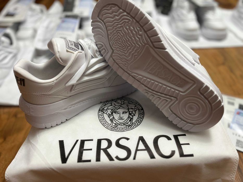 **NEW MODEL 2026** Adidasi~sneakers high-top Versace Odissea White