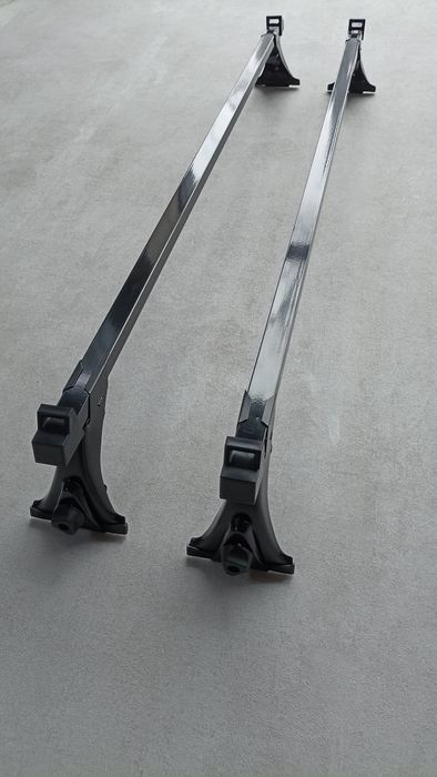 Pajero поперечные релинги на водостоки  багажник на крышу паджеро