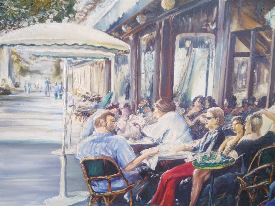 Картина "Cafe de flore"