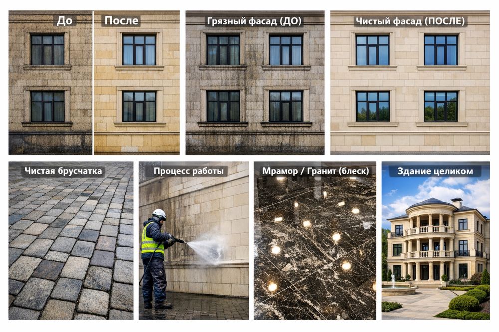 AlfaCleaning — профессиональная мойка фасадов и каменных поверхностей