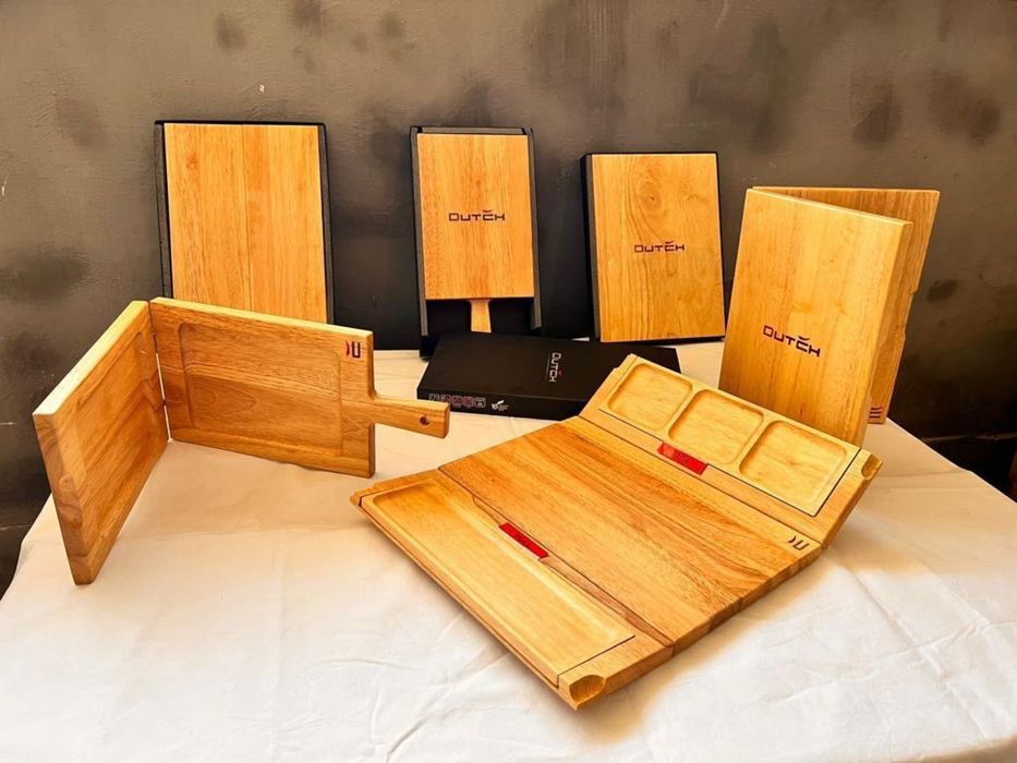 Platouri lemn premium arbore de cauciuc