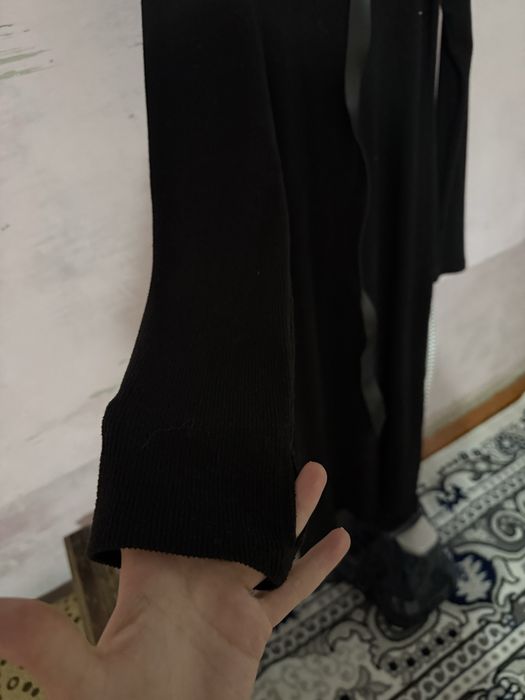 Платье с ремней длинное