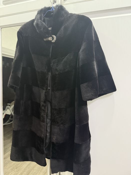 Шуба из стриженного бобра