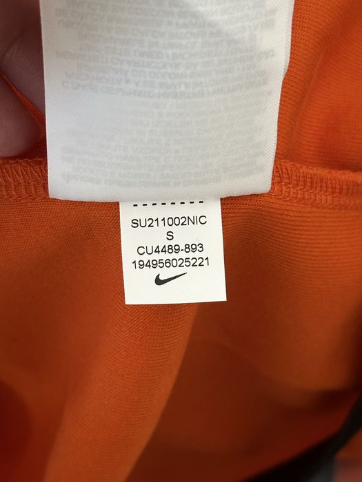 Nike tech fleece orange top оранжев Оригинален! CU4489-893