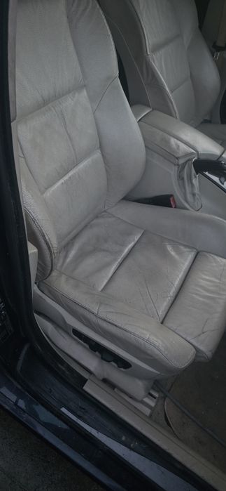 Interior piele bmw e60 crem