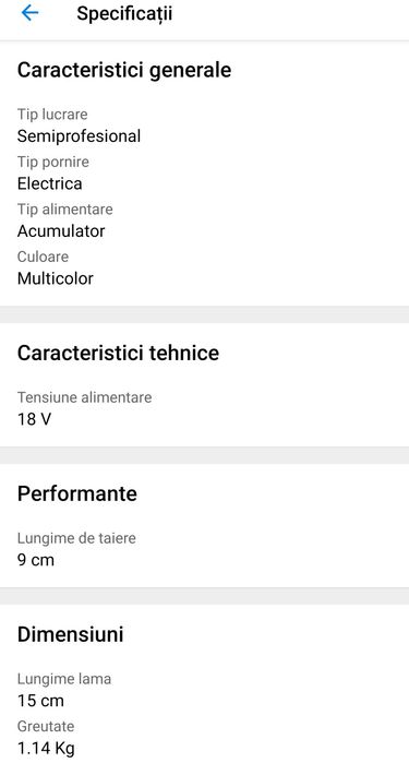 Fierastrau cu acumulator Einhell
