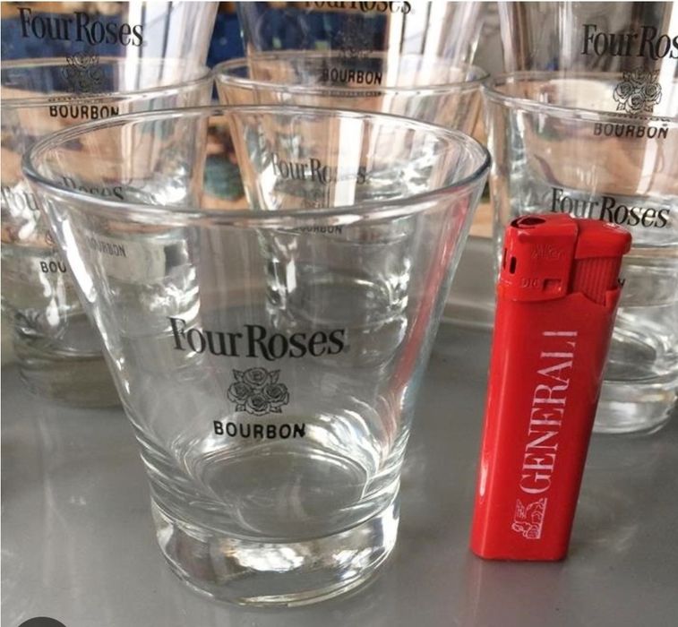 Ч20 чаши Four Roses за бърбан 10€или⁷ ⁷уиски, нови