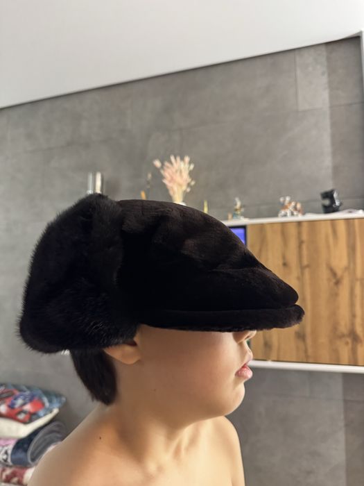 Норковые ушанка  мужские