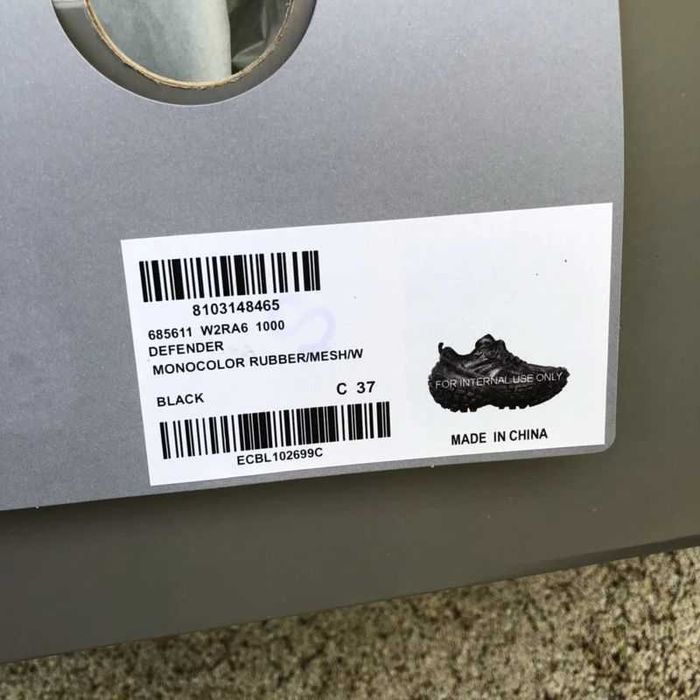 Balenciaga Defender Black Dark Grey/Black