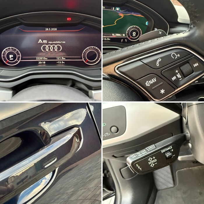 Audi A5 Sportback • Quattro • Cockpit • Matrix • 2.0 TDi Ultra - 190 CP • 05.2017