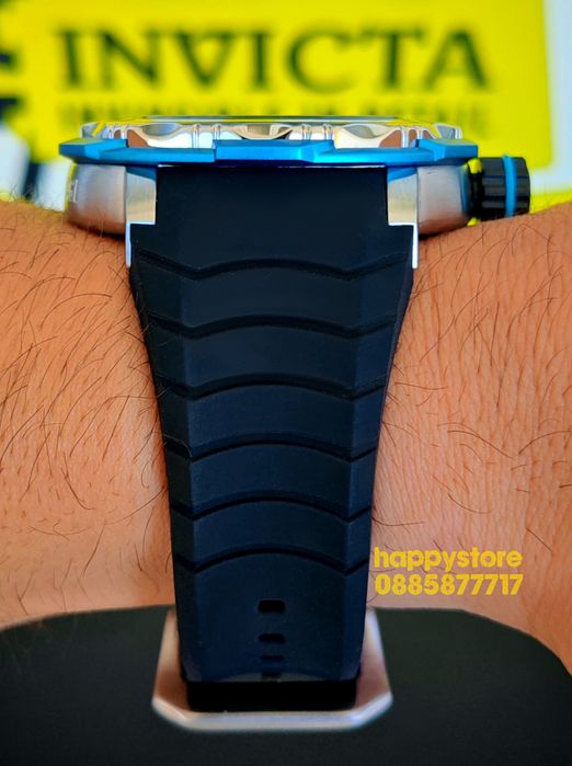 INVICTA Chrononaut Blue 52 mm, Инвикта нов ръчен часовник