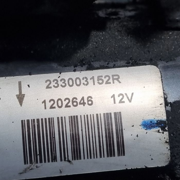 Electromotor Dacia Duster 1.5 Dci 2014 - 2017 81kW 110CP 1461CC Manuala K9K (1449) Diesel 4x4 233003152R Garantie
