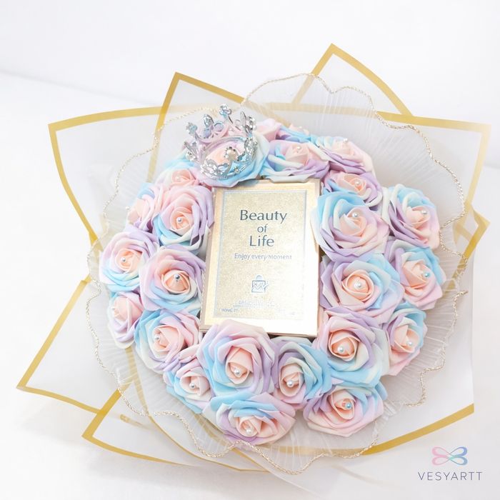 Декоративен букет с парфюм