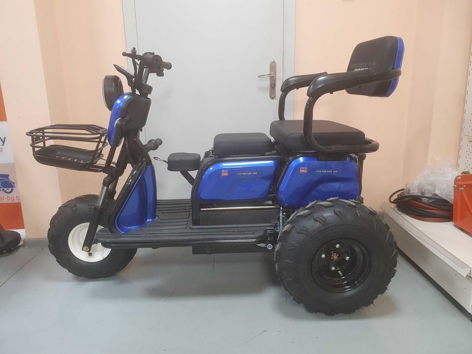 Електрическа триколка GTX-М19 триместна високопроходима