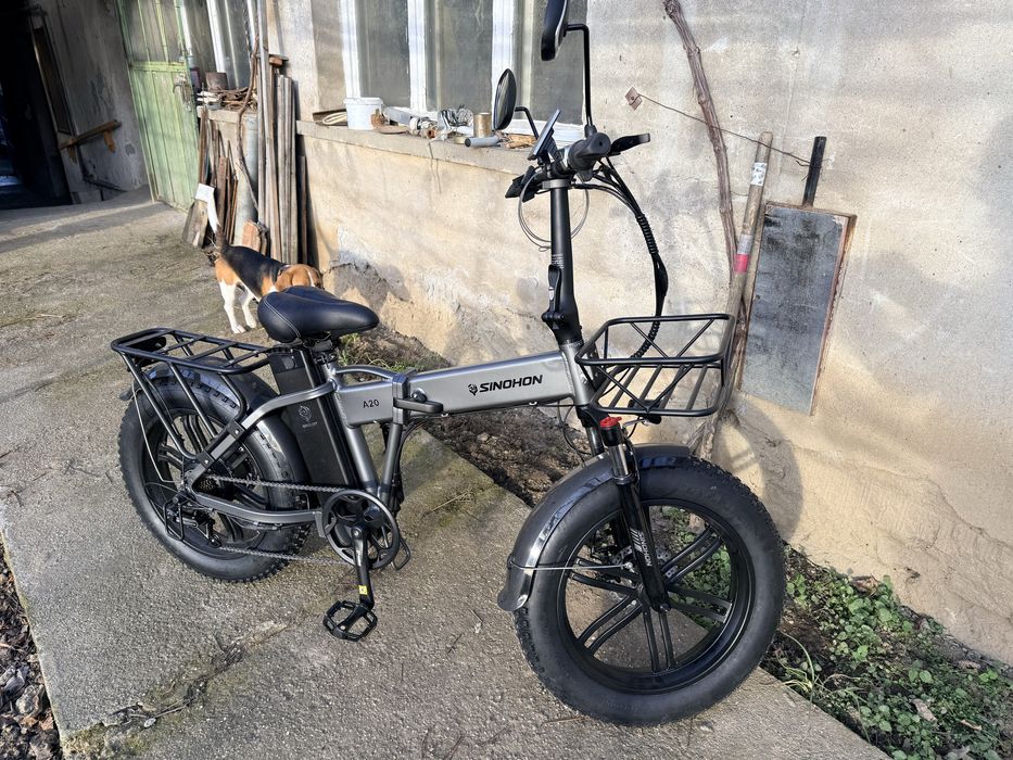 ЧИСТО НОВ Електрически велосипед Sinohon 22Ah 1000W