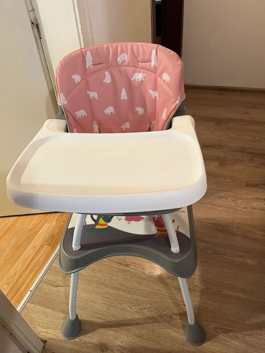 Столче за хранене Лорели 3в1 - розово