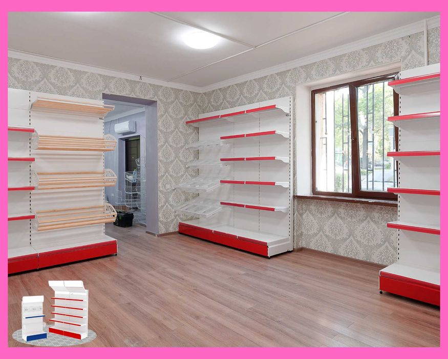 Стеллаж металлический сборный, полка стеллаж, полка металлическая tats