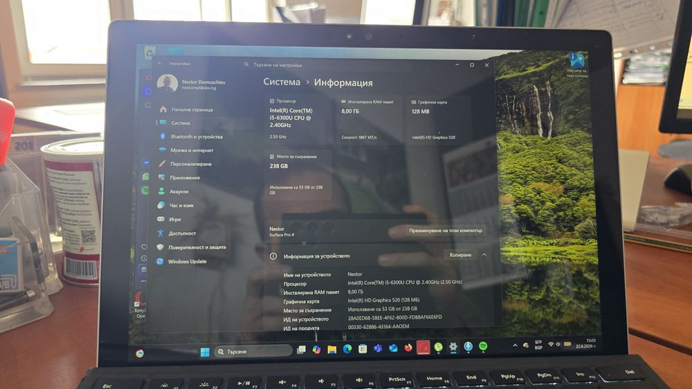Microsoft Surface pro 4 8/256