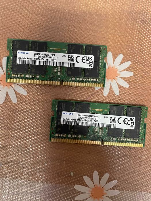 Sodimm Samsung 64 Gb , 3200, 2 x 32 Gb Dual channel, garantie 12 luni