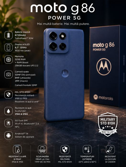 Motorola G86 Power 5G/ 12GB RAM/ 256GB