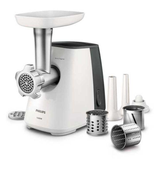 Электромясорубка Philips с  дополнительной насадкой овощерезка