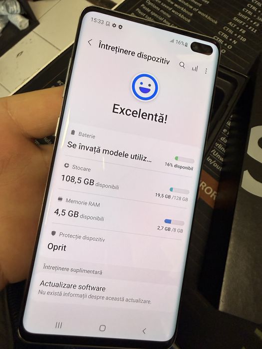 Samsung Galaxy S10 Plus 128GB 8GB RAM Dual SIM fără defecte