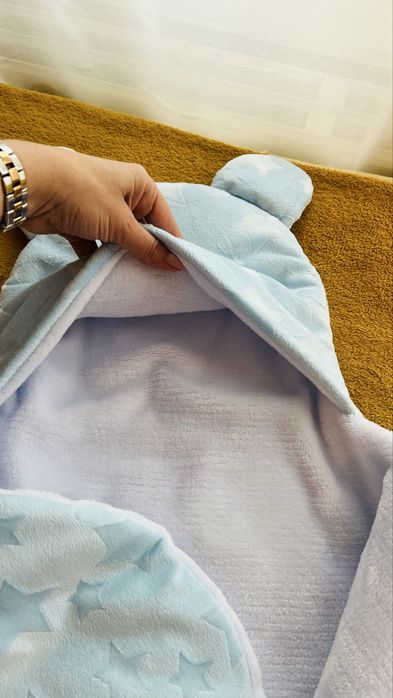 Топла пелена за изписване за бебе