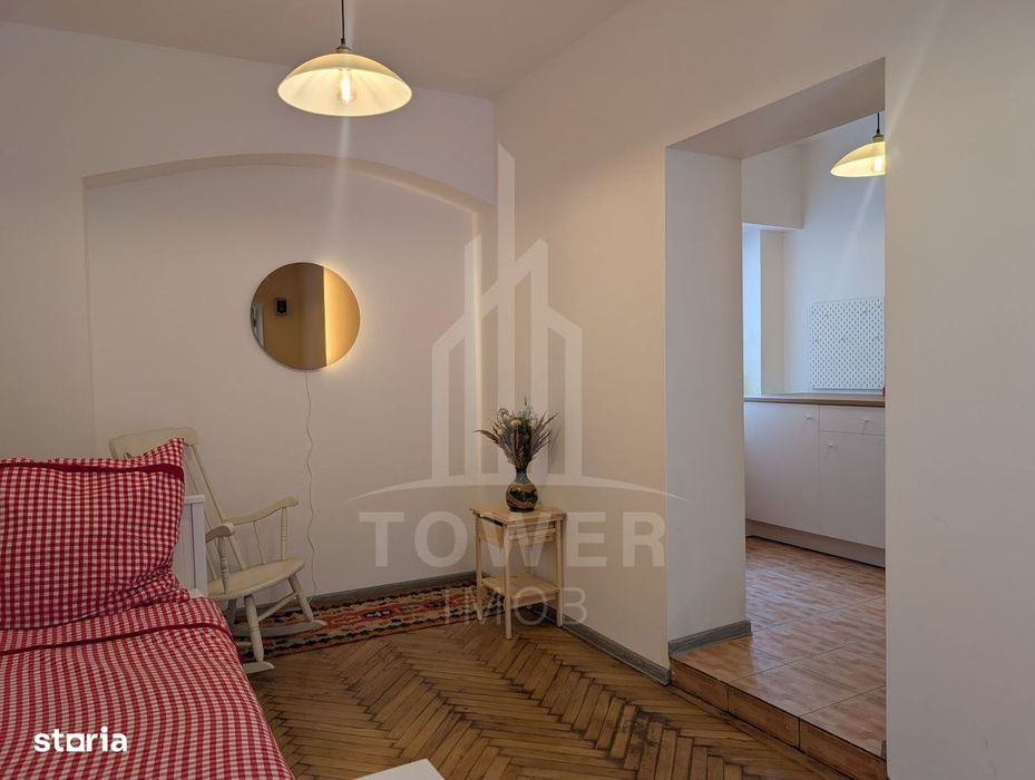 Garsoniera de inchiriat central pet friendly