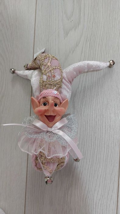 Decoratiune Noua Spiridus roz