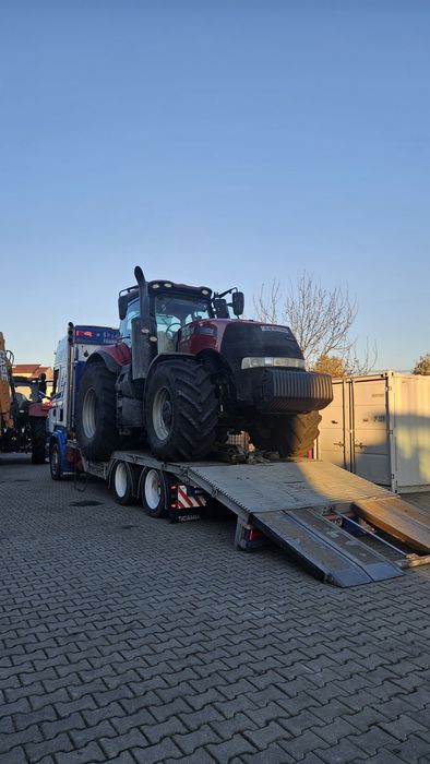 Transport Combina Tractor Utilaje Constructii Agabaritice Trailer