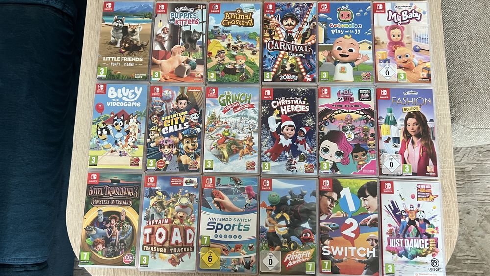 Игри за Nintendo Switch- Fifa, Minecraft, Pokemon Mario и др