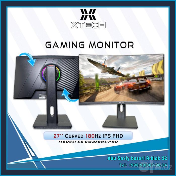 Manitor igravoy Xtech 27” 180hz ideal ,  игровой монитор 180гертс