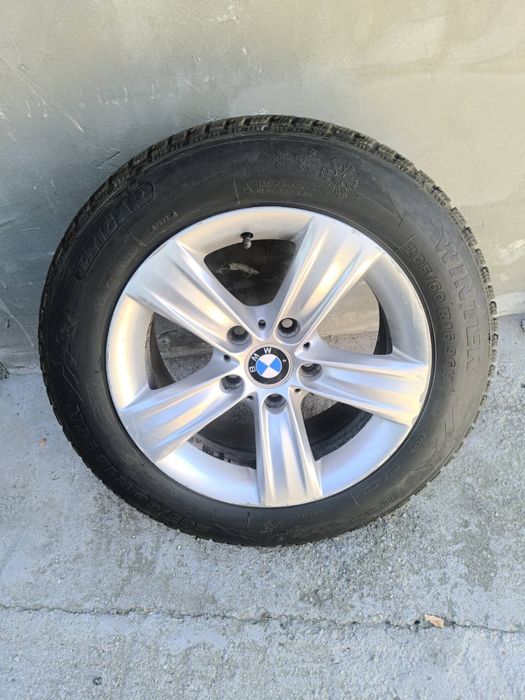 Джанти за BMW R16 5x120 + Гуми 205/60 R16 зимни