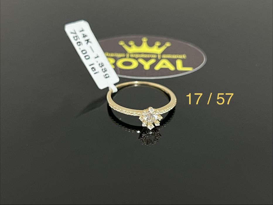 Bijuteria Royal CB : Inel dama aur 14K 1,33 grame