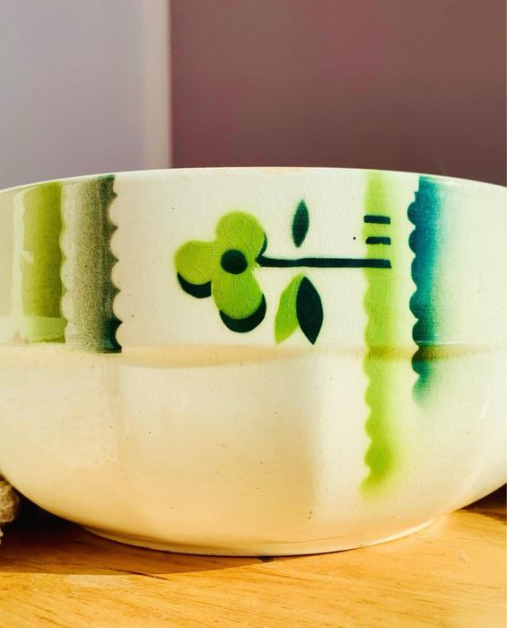 Керамична купа от Унгария, 1990г винтидж декор