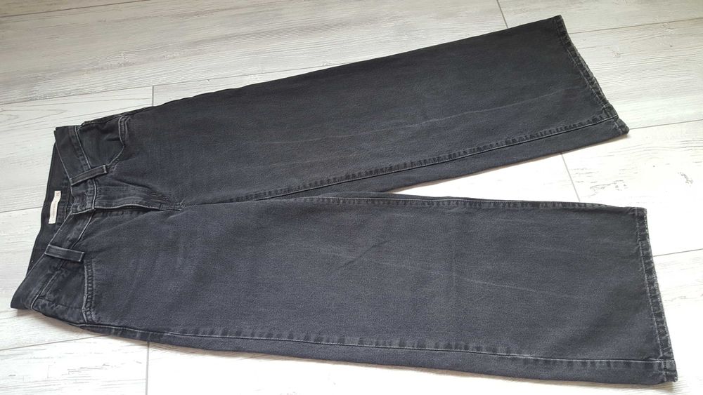 Черни дънки Levi Strauss '94 Baggy Wide Leg за момиче с р-р W25 L33