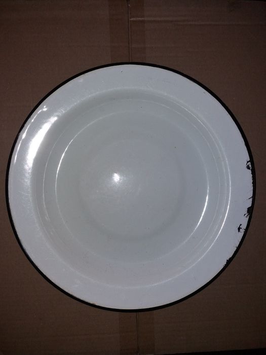 Блюдо эмалированное - табак 32 см