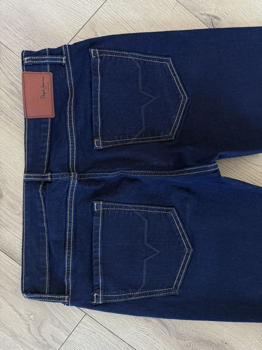 Blugi PEPE JEANS Cash Regular Fit Indigo Barbati | Marime 34 x 32 (Talie 86 cm)